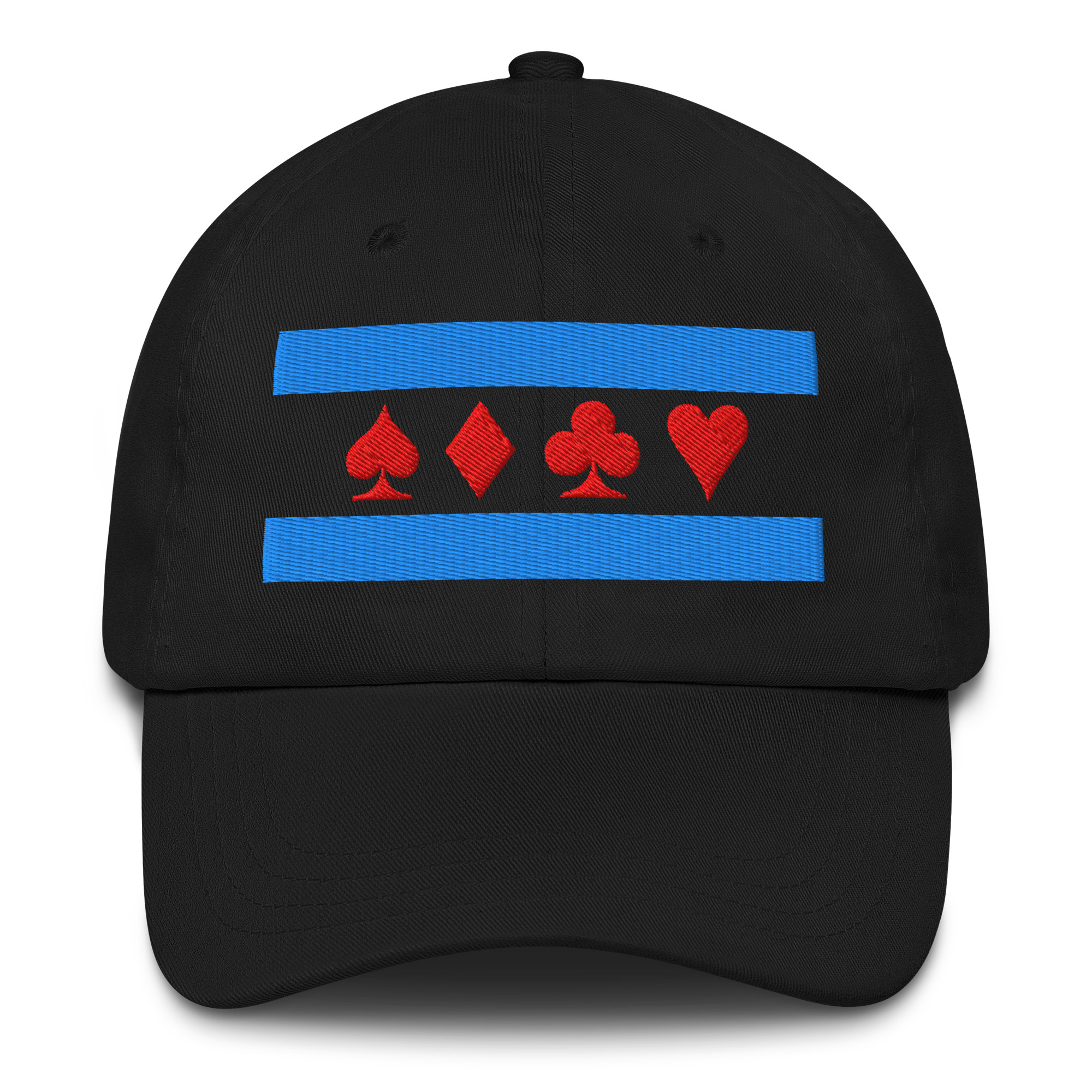 Chicago Flag Dad Hat – Four Suits Edition