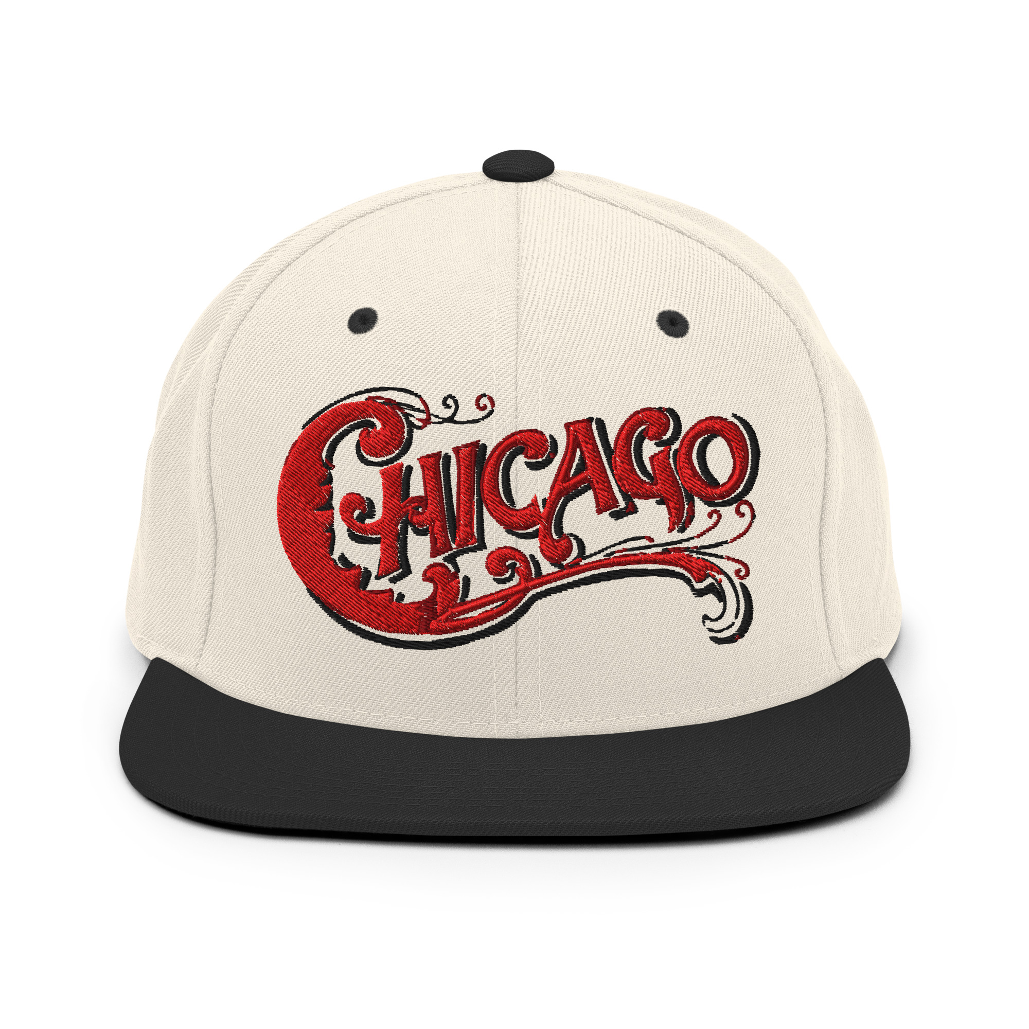 1893 Chicago's World Fair Snapback Hat (Red/Black)