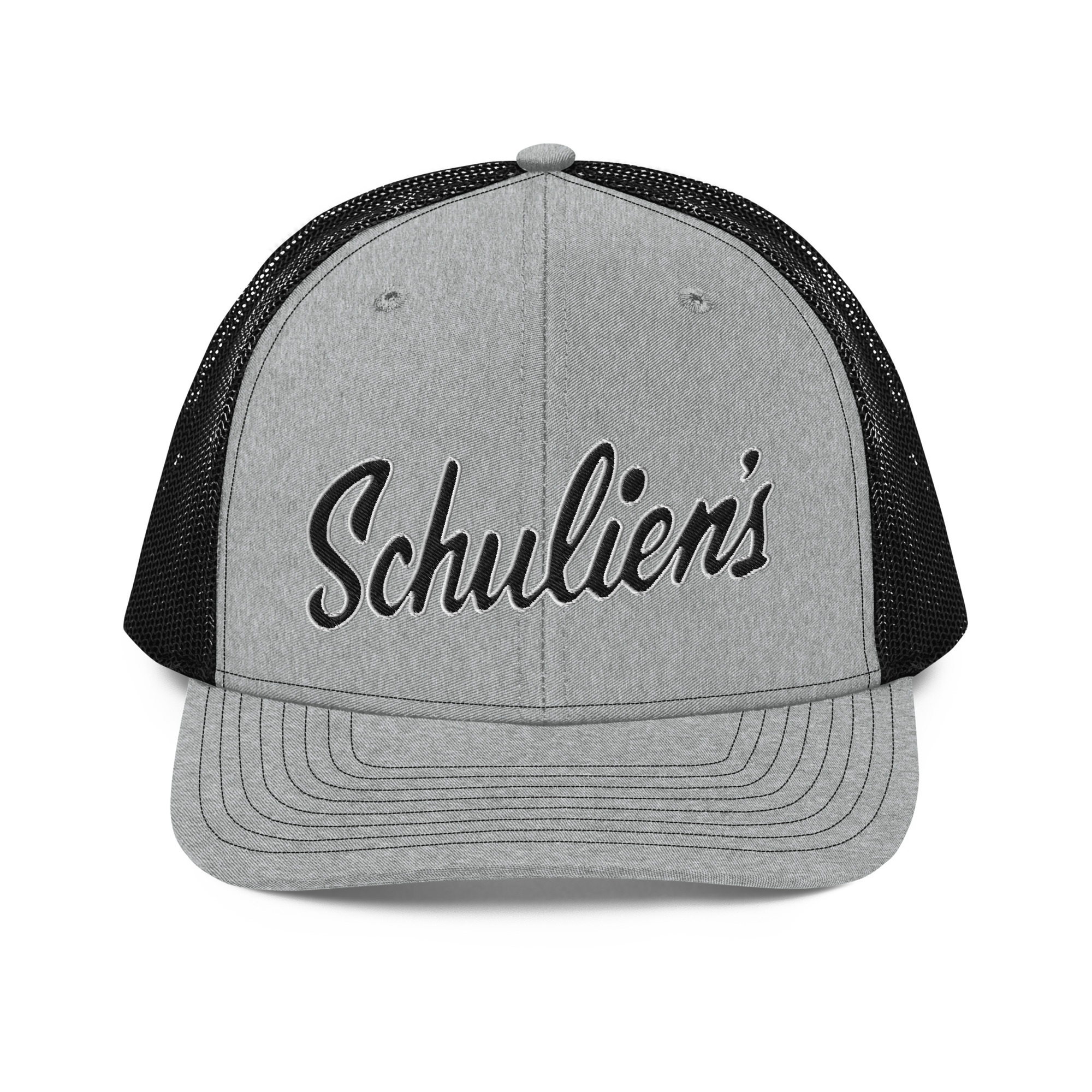 Schulien's Classic Retro Trucker Cap (Black Logo)